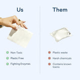 LOVING LAUNDRY- Detergent Sheets Stain Remover Enzymes Laundry Soap - Clean Safe Ingredients Ultra Concentrated -(80 Loads) Velvet Roses Scent