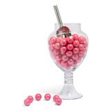 Candy Envy - Shimmer Pink Gumballs - 1 Inch - Approximately 113 Gumballs Per 2lb Bag - Bulk Pink Candy - North American Made & Kosher Certified
