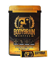 BodyBrain Mushroom Coffee with Lion's Mane, Ashwagandha, Tongkat Ali & L-Theanine | Freeze-Dried Colombian Nootropic Coffee for Focus and Energy, 30