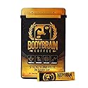 BodyBrain Mushroom Coffee with Lion's Mane, Ashwagandha, Tongkat Ali & L-Theanine | Freeze-Dried Colombian Nootropic Coffee for Focus and Energy, 30