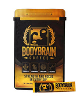 BodyBrain Mushroom Coffee with Lion's Mane, Ashwagandha, Tongkat Ali & L-Theanine | Freeze-Dried Colombian Nootropic Coffee for Focus and Energy, 30