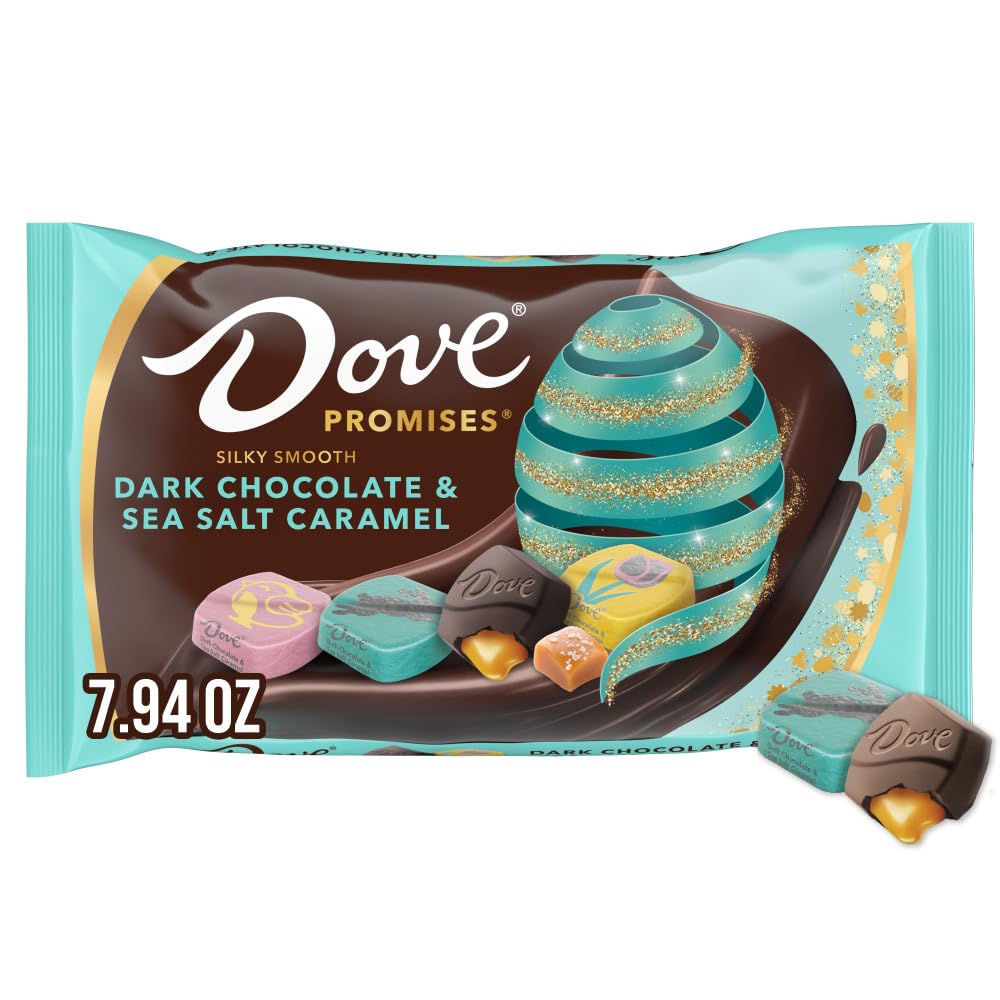 Dove Promises Silky Smooth Caramel Springtime Mix Oz, Dark Chocolate Sea Salt, 7.94 Ounce