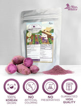 Nice Witch’s Korean Purple Sweet Potato Powder, 100% Natural, Fine Powder for Ube-Style Lattes, Smoothies & Baking, 10.58 oz (300 g)