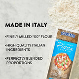 DeLallo, Italian Pizza Dough Kit, Pizza Crust Mix for Garlic Knots, Calzones, and Breadsticks, 00 Superfine Flour, Includes Instant Yeast Packet, Non-GMO, 17.6 oz Bag, (10 Pack)