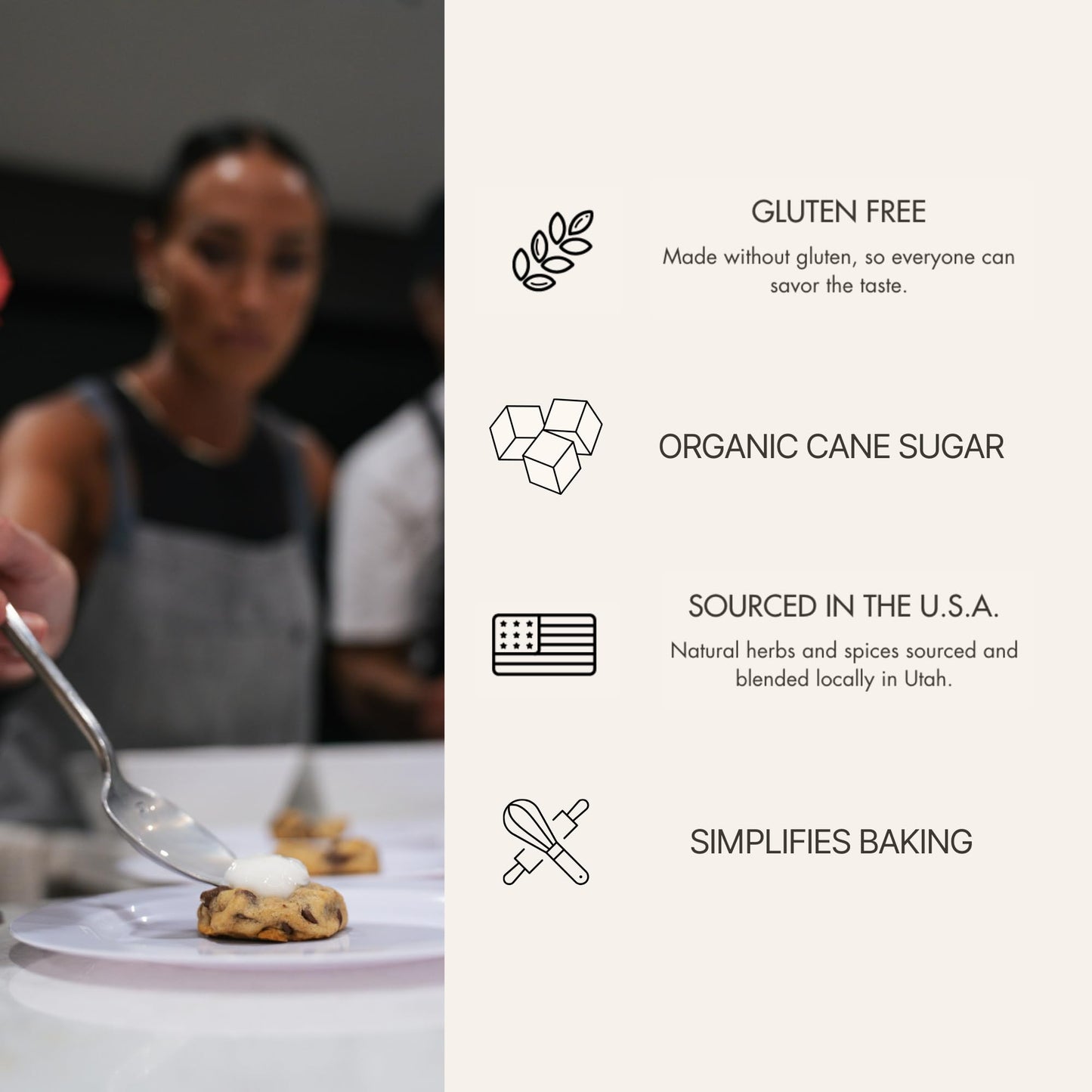 AM VANILLA BAKING SALT | Universal Baking Salt | All-Natural Blend of Gourmet Flake Kosher Salt, Cane Sugar, Madagascar Vanilla | Created by Chef