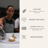 AM VANILLA BAKING SALT | Universal Baking Salt | All-Natural Blend of Gourmet Flake Kosher Salt, Cane Sugar, Madagascar Vanilla | Created by Chef
