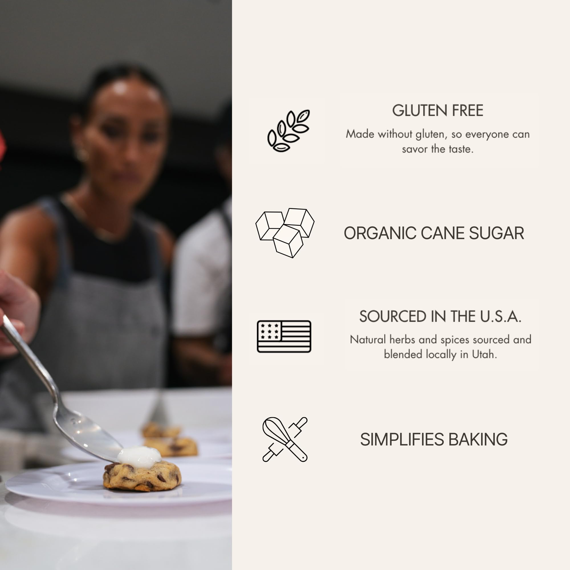 AM VANILLA BAKING SALT | Universal Baking Salt | All-Natural Blend of Gourmet Flake Kosher Salt, Cane Sugar, Madagascar Vanilla | Created by Chef