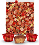 Reesse's Miniature Cups Valentine Day Milk Chocolate & Peanut Butter 2 Lb - Valentine Foils, Bulk Value Pack 2 Pounds Gift bag
