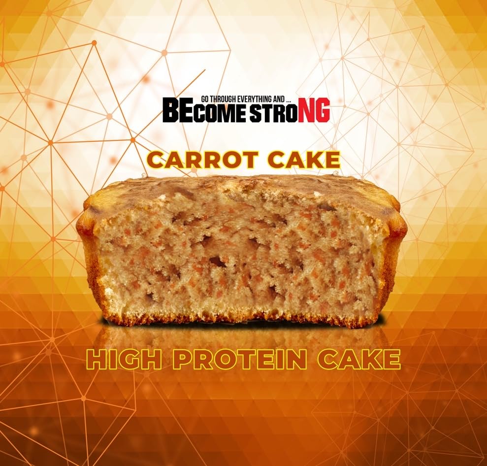 Become Strong High Protein Carrot Cake, 18g Protein, 5g Sugar