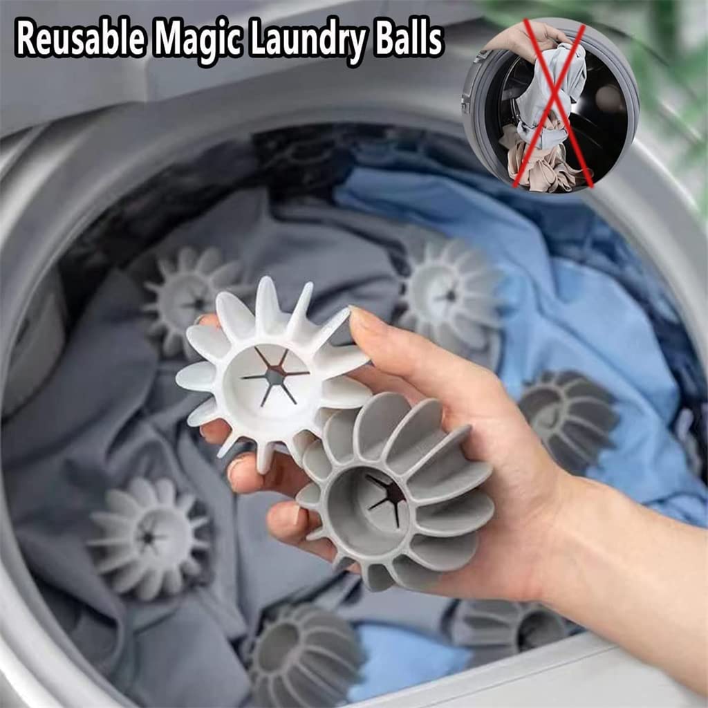 10Pcs Anti-Winding Washing Machine Ball, Laundry Ball Laundry Dryer Balls, Reusable Silicone Soft Washing Balls, Alternative for Quick Washing Washing