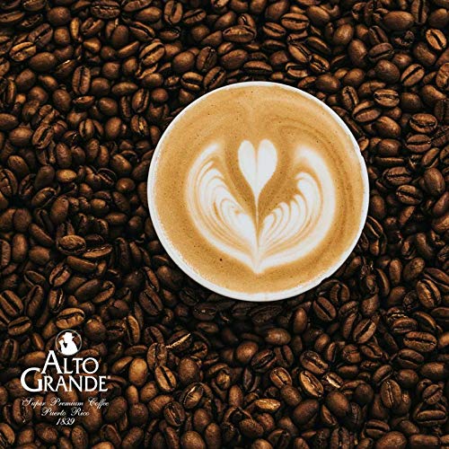 Alto Grande Super Premium Medium-Dark Ground Coffee 8.8 Ounce Canister and Garrido Expreso Dark Roast Coffee 10 Ounce Canister, Arabica, Puerto Rico