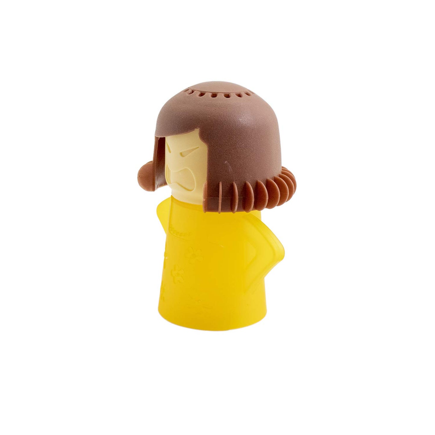 PPINA Microwave Cleaner Steam Angry mama Easily Cleans the Crud In Minutes. Fast Action Steam Kitchen Gadget,Just Add Vinegar and Water (yellow)