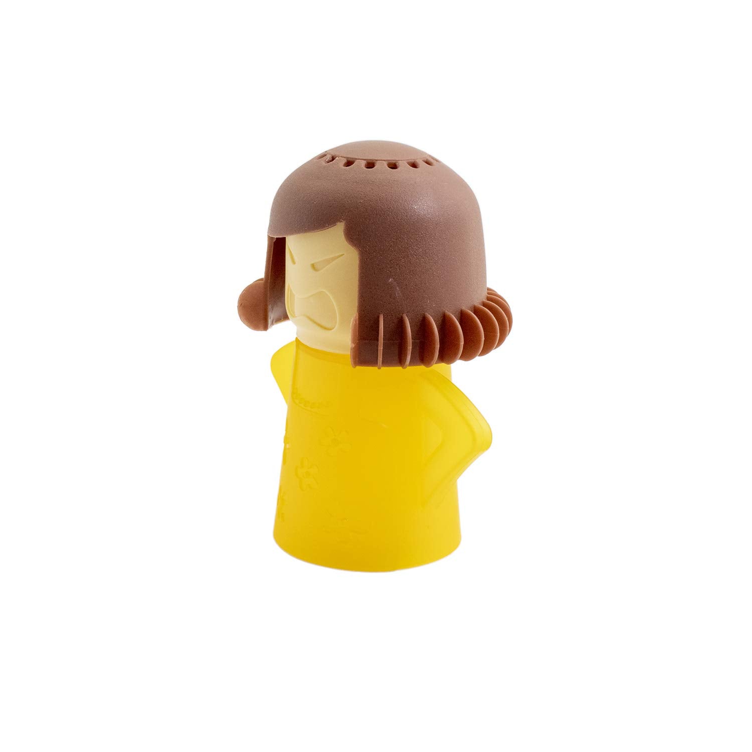 PPINA Microwave Cleaner Steam Angry mama Easily Cleans the Crud In Minutes. Fast Action Steam Kitchen Gadget,Just Add Vinegar and Water (yellow)