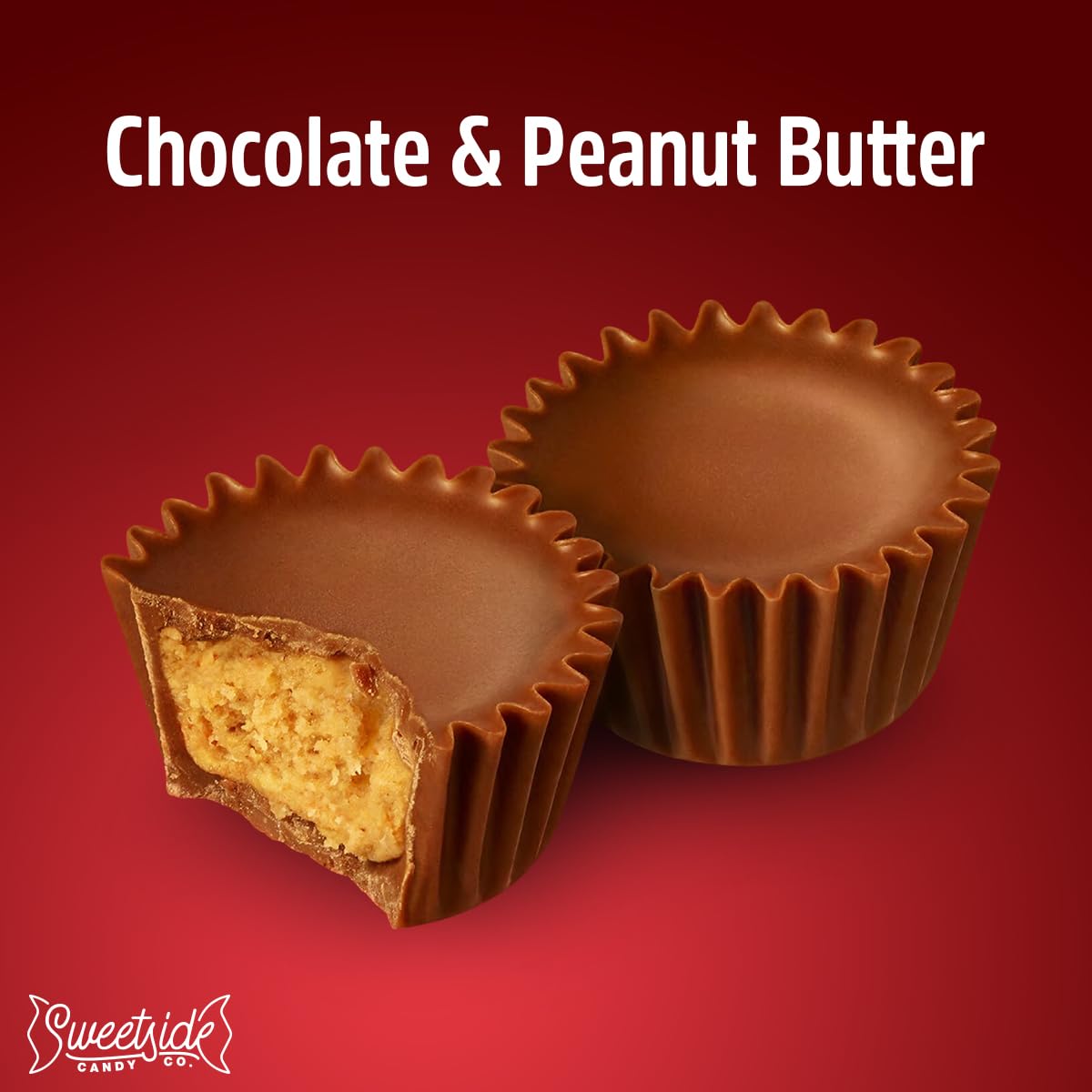 Zero Sugar Peanut Butter Cups - Miniatures Peanut Bite-Size Treat Candies Encased in a Crunchy Milk Rich Chocolate Shell for a Melt in Your Mouth