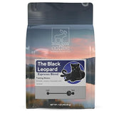 Diving Moose Coffee - The Black Leopard Espresso 4-Bean Blend Dark Roast (16oz / 1 LB) - Chocolate Caramel Smooth Specialty Grade Small-Batch Roasted