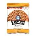 Rip Van Wafels Honey & Oats Stroopwafels - Healthy Snacks - Non GMO Snack - Keto Friendly - Office Snacks - Low Sugar (3g) - Low Calorie Snack - 48