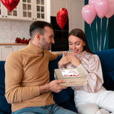 Dulcet Gift Basket Gourmet Brownie and Cookie Snack Signature Gift Basket-Includes a Variety of Pastries in an Elegant Hand Assembled Tin Box, Wish