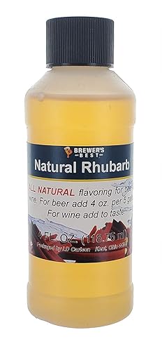 Natural Rhubarb Flavoring Extract - 4 oz.