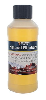Natural Rhubarb Flavoring Extract - 4 oz.