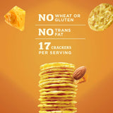 Blue Diamond Almond Nut-Thins Cracker Snacks - Cheddar Cheese - 4.25 oz