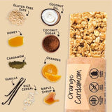 Tangy Orange Vanilla Granola Bars | 12 Pack | Refreshing Taste | The Gourmet Granola