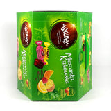 Polish Famous Candies, Mieszanka Krakowska, Fruit Jelly In Chocolate, Big Gift Box 2.8 Kg | 6.17 Lb