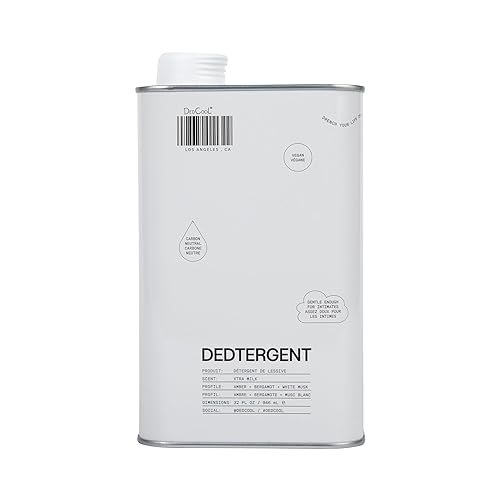 DedCool Liquid Laundry Detergent in Xtra Milk | Luxurious Scent | Stain-Removing Formula | Infused with Natural Essential Oils | Non-Toxic | Up to 60
