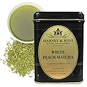 Harney & Sons White Peach Matcha Tea, Loose 4 Ounce tin