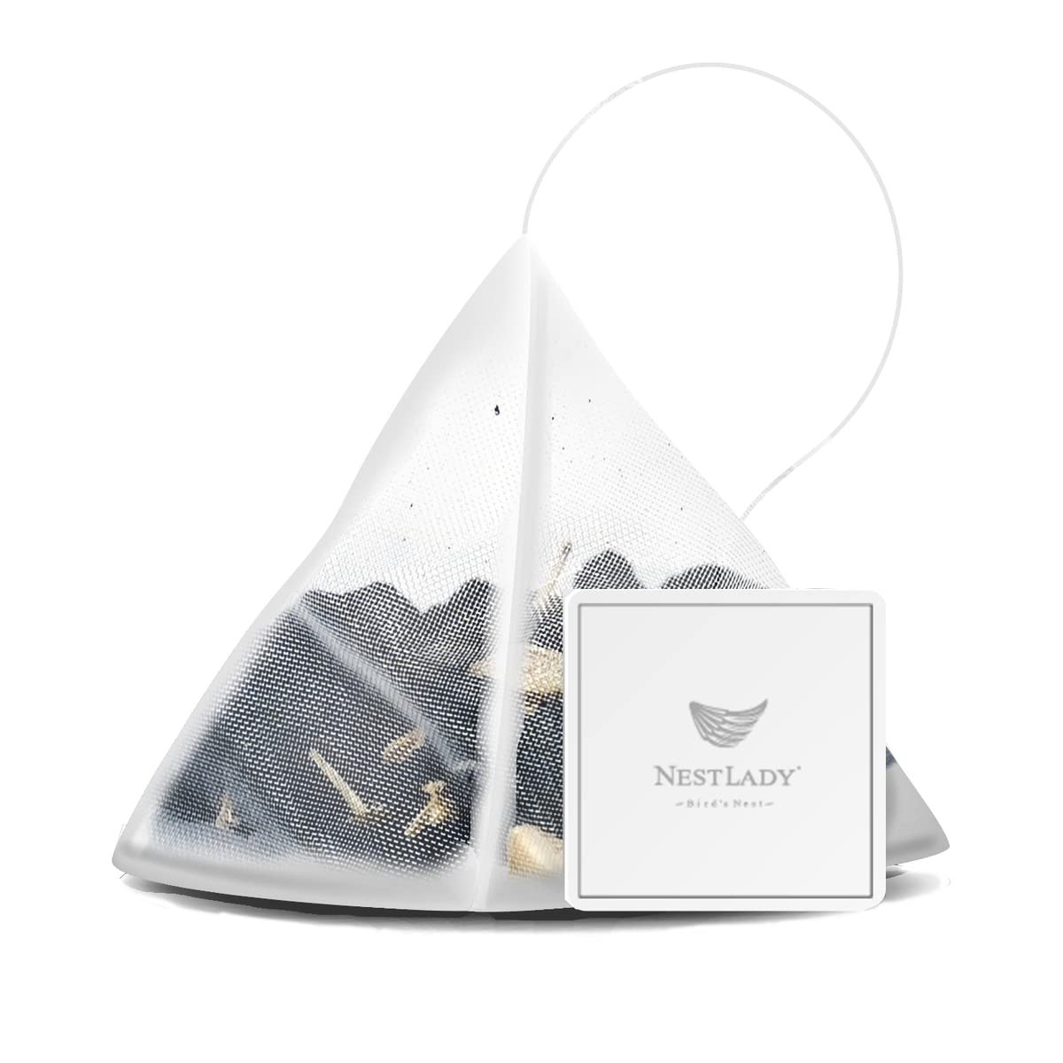 NESTLADY Black Sesame Mulberry Tea, Beans, Goji Berries, Rice Combination Tea, , All Natural Herbal Flower Nourishing Tea Bags (20 Bags, 140g, 7g/Bag)