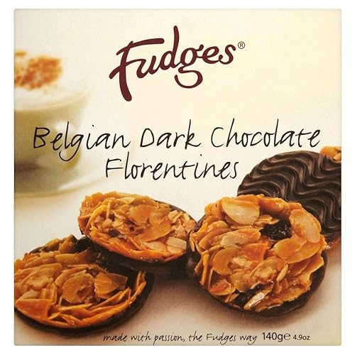 Fudges Belgian Dark Chocolate Florentines (140g)