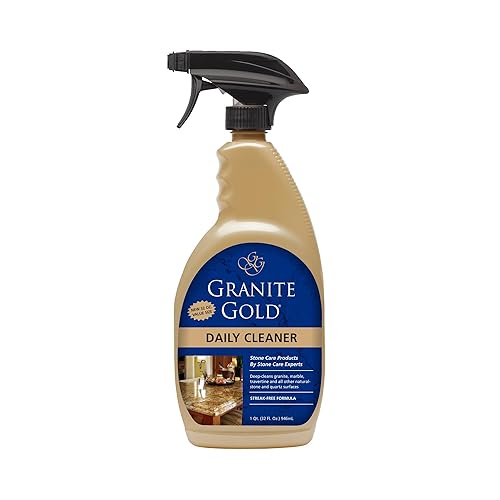 Granite Gold Daily Cleaner for Granite, Marble & Other Natural Stone & Quartz Surfaces, 32 Ounces