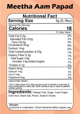 SMIBZE Natural Meetha Aam Papad 100 GM (Pack of 1) SMIBZE