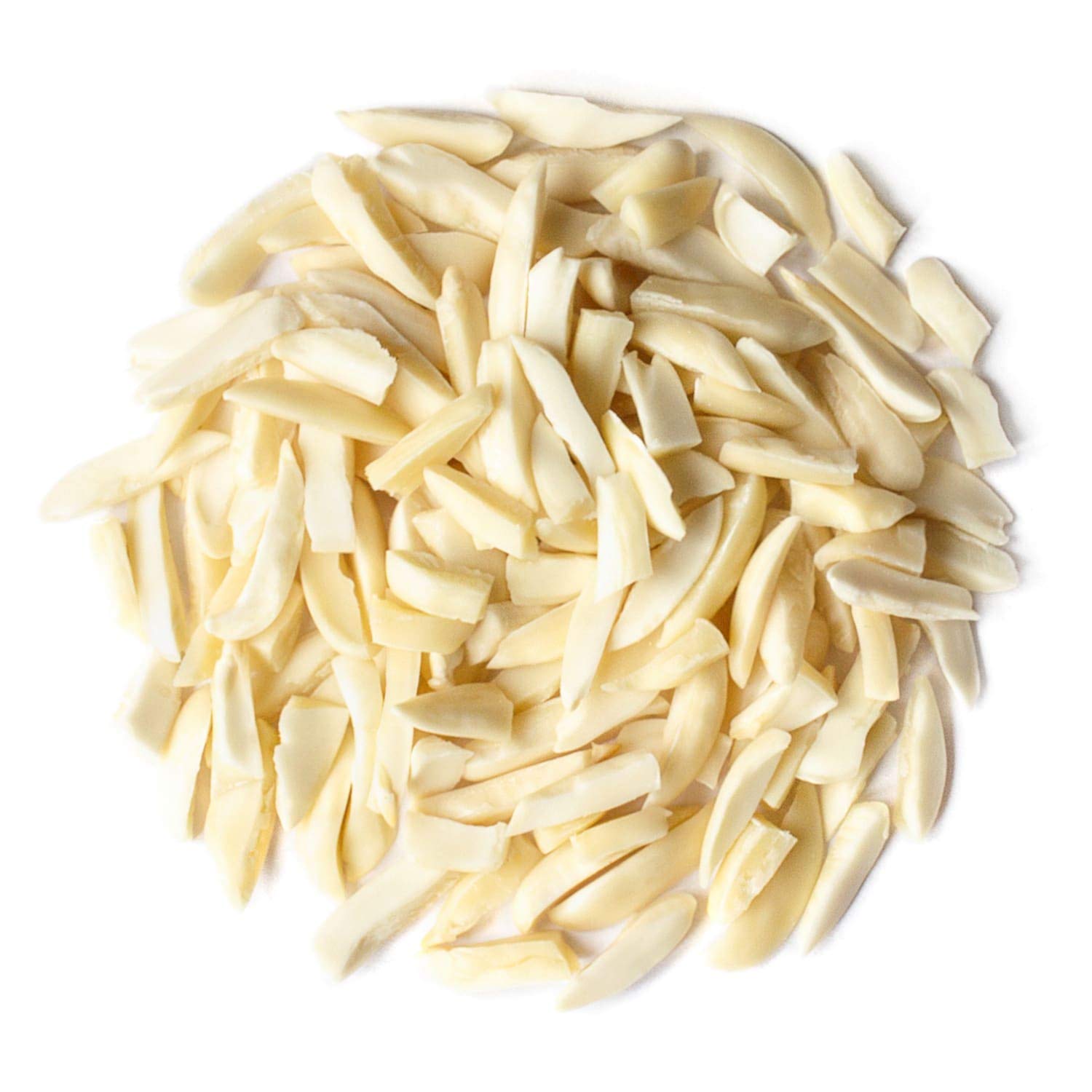 Food to Live - Blanched Slivered Almonds, 18 Pounds Chopped Raw Blanched Almonds, Unsalted, Vegan, Keto, Kosher, Bulk. High in Protein, Vitamin E