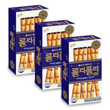 Haitai Roly Poly Chocolate Filled Rolls - 3 Packs