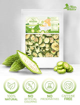 Nice Witch’s Dried Bitter Melon Slices for Tea, Natural Bitter Gourd (Momordica Charantia), Herbal Tea Ingredient, 4 oz (113g)