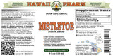 Hawaii Pharm Mistletoe Alcohol-Free Liquid Extract, Professional Grade, Small Batch Crafted Mistletoe (Viscum Album) Dried Herb Glycerite Natural