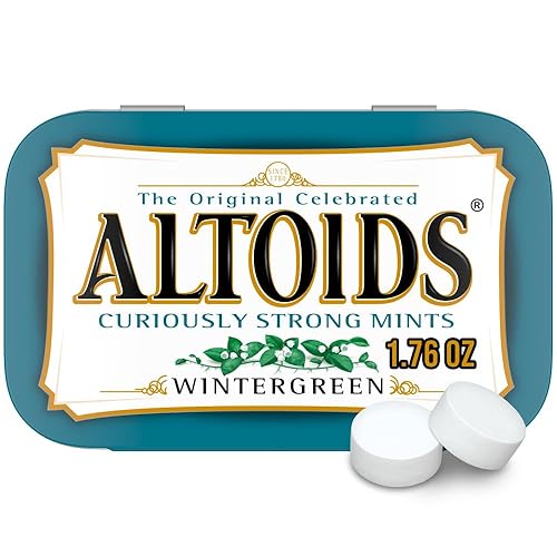 Altoids Wintergreen Mints Singles Size 1.76-Ounce Tin