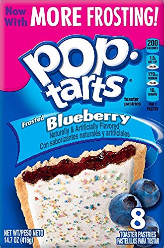 Kellogg's Pop-Tarts Frosted Blueberry Toaster Pastries 8 ct