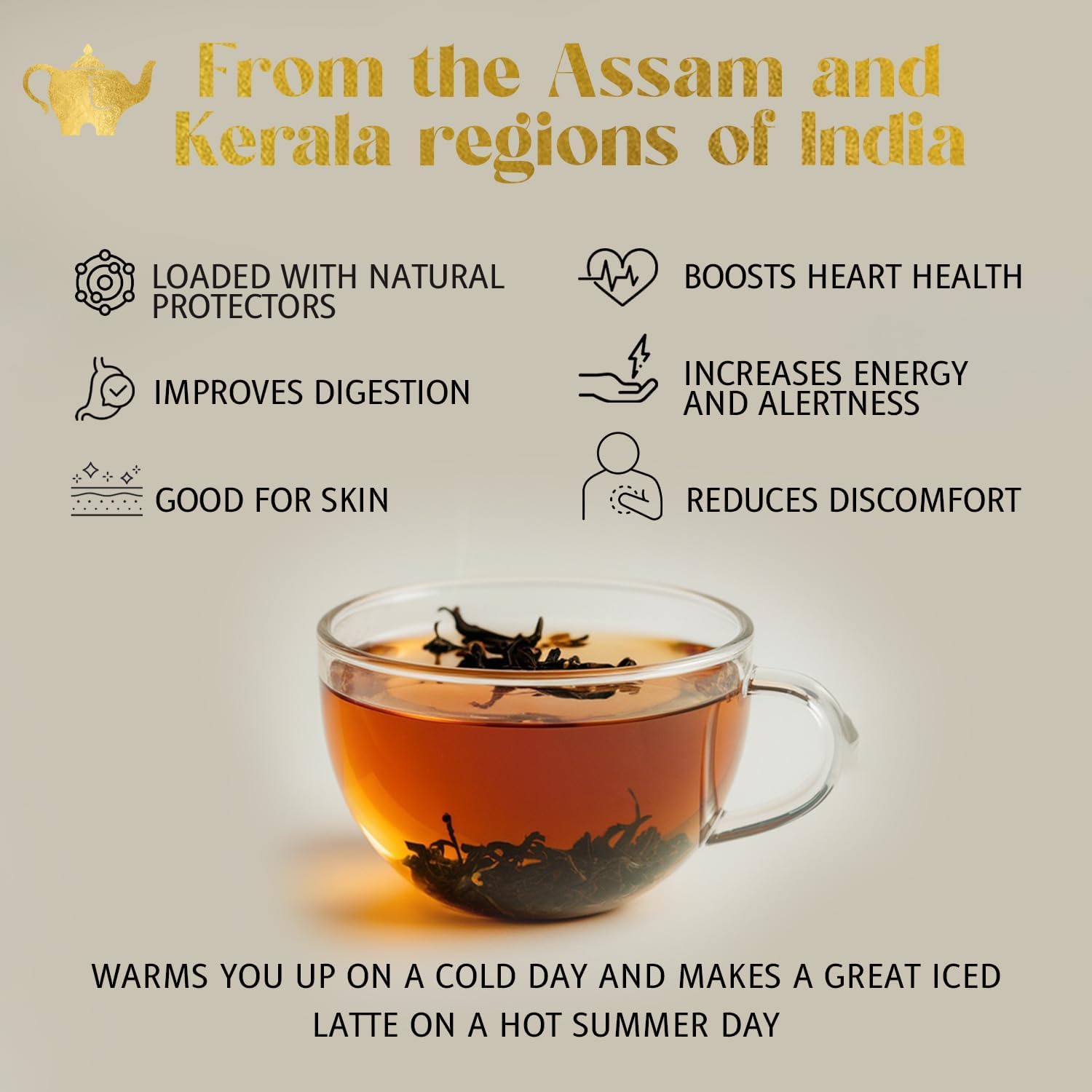 Madagascar Vanilla Chai Tea, Organic Loose Leaf Chai Tea - Black Tea with Chai Spice Blend - Great Hot or Iced Chai Latte - 8 oz Resealable Bag (Makes