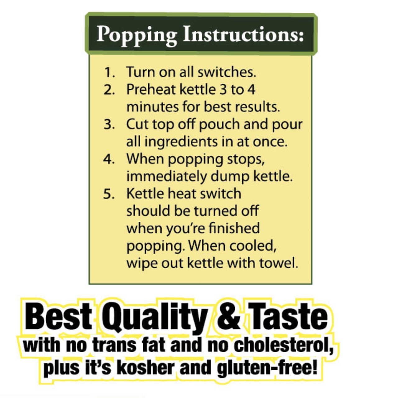 Country Harvest Popcorn Portion-Pack for 8-Ounce Poppers (Regular Case, 24-Count)