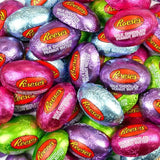 Resse's Peanut Butter Easter Half-Eggs - 2 lb Bulk Milk Chocolate Gift Bag - Individually Wrapped Festive Candy - Creamy Peanut Butter Filled