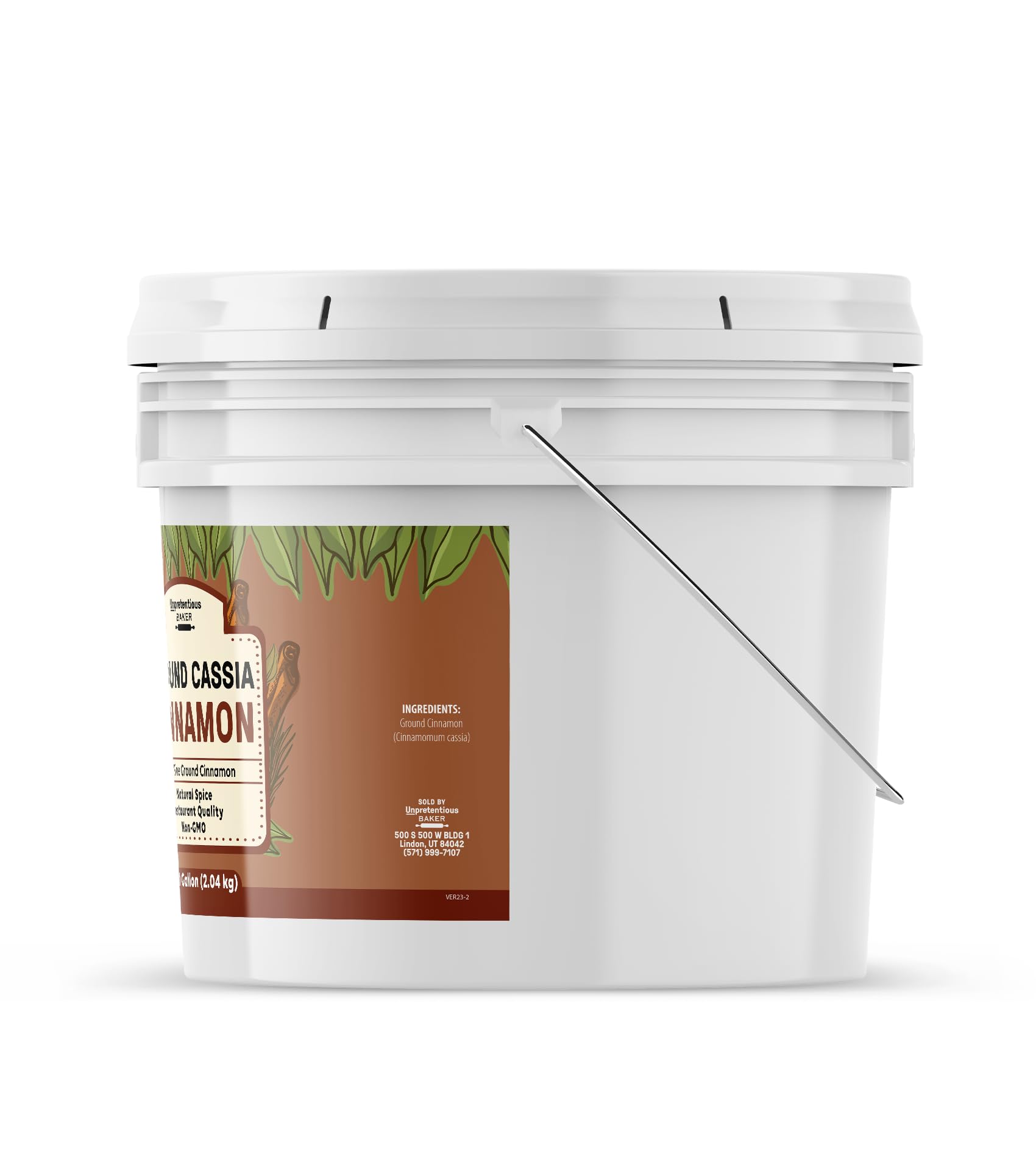 Unpretentious Ground Cassia Cinnamon, 1 Gallon, Baking & Cooking (4.5 Pound)