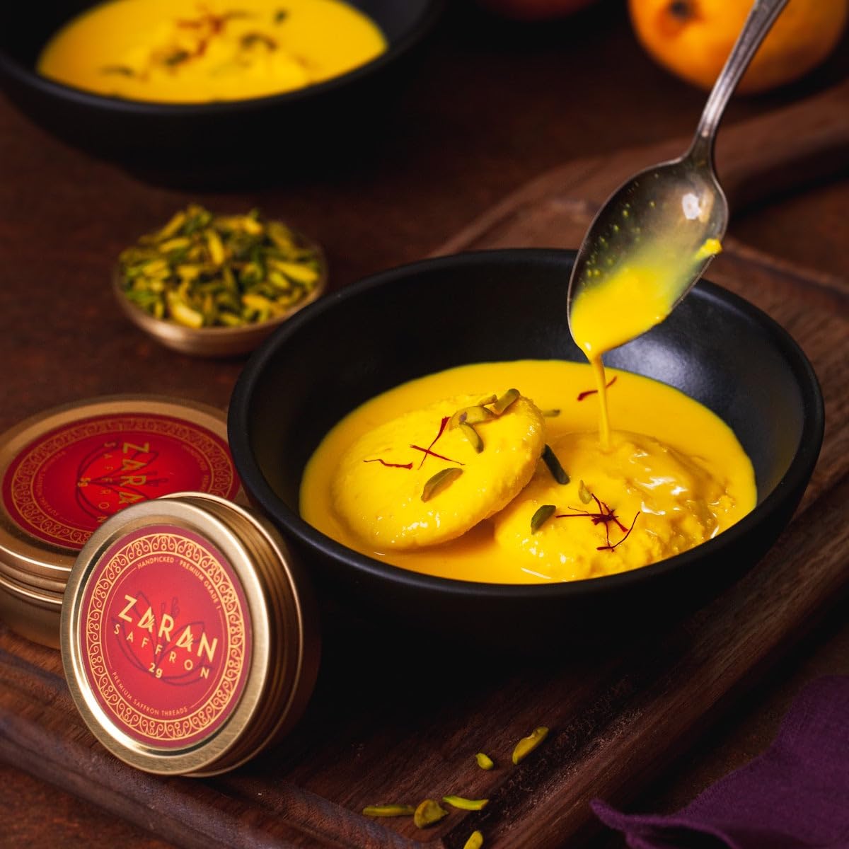 Zaran Saffron, Superior Saffron Threads (Super Negin) Premium grade Saffron Spice for Paella, Risotto, Tea's, and all Culinary Uses (2 Grams)