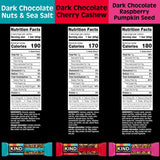 KIND Healthy Snacks Bars Variety Pack, Gluten Free, High Fiber Snacks, Dark Chocolate Nuts & Sea Salt, Dark Chocolate Cherry Cashew, Dark Chocolate