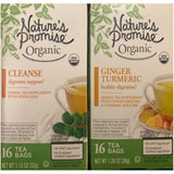 Nature's Promise Organic Digestive Support Tea Bundle (Pack of 2 = 32 tea bags)--Support for a healthy digestive system
