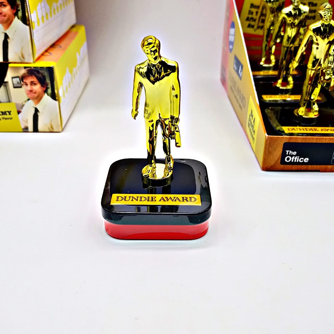 Boston America The Office Dundie Awards Cherry Flavored Candy, 0.8 Ounce Tin - 9 Count Display Box