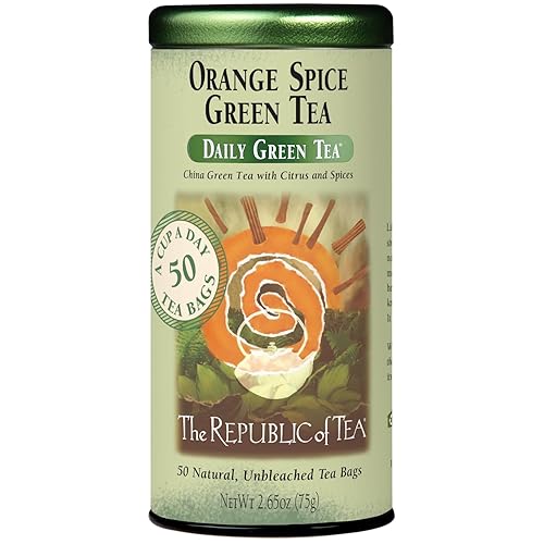 The Republic of Tea, Orange Spice Green Tea, 50-Count