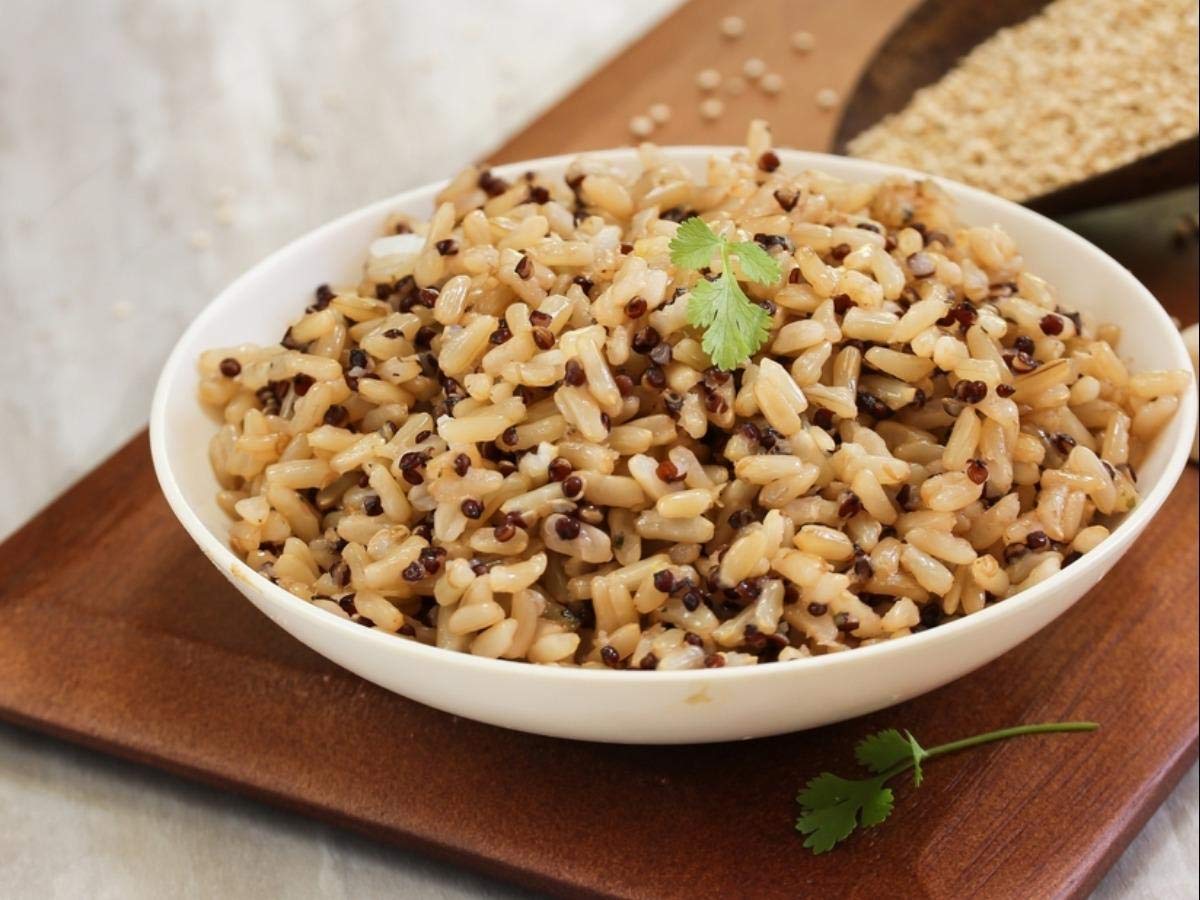 Wegmans Steamables Seasoned Whole Grain Brown Rice & Quinoa 8.8oz (Pack of 06)