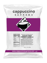 Cappuccino Supreme 1.2 lb bag Sugar Free French Vanilla Instant Cappuccino Mix