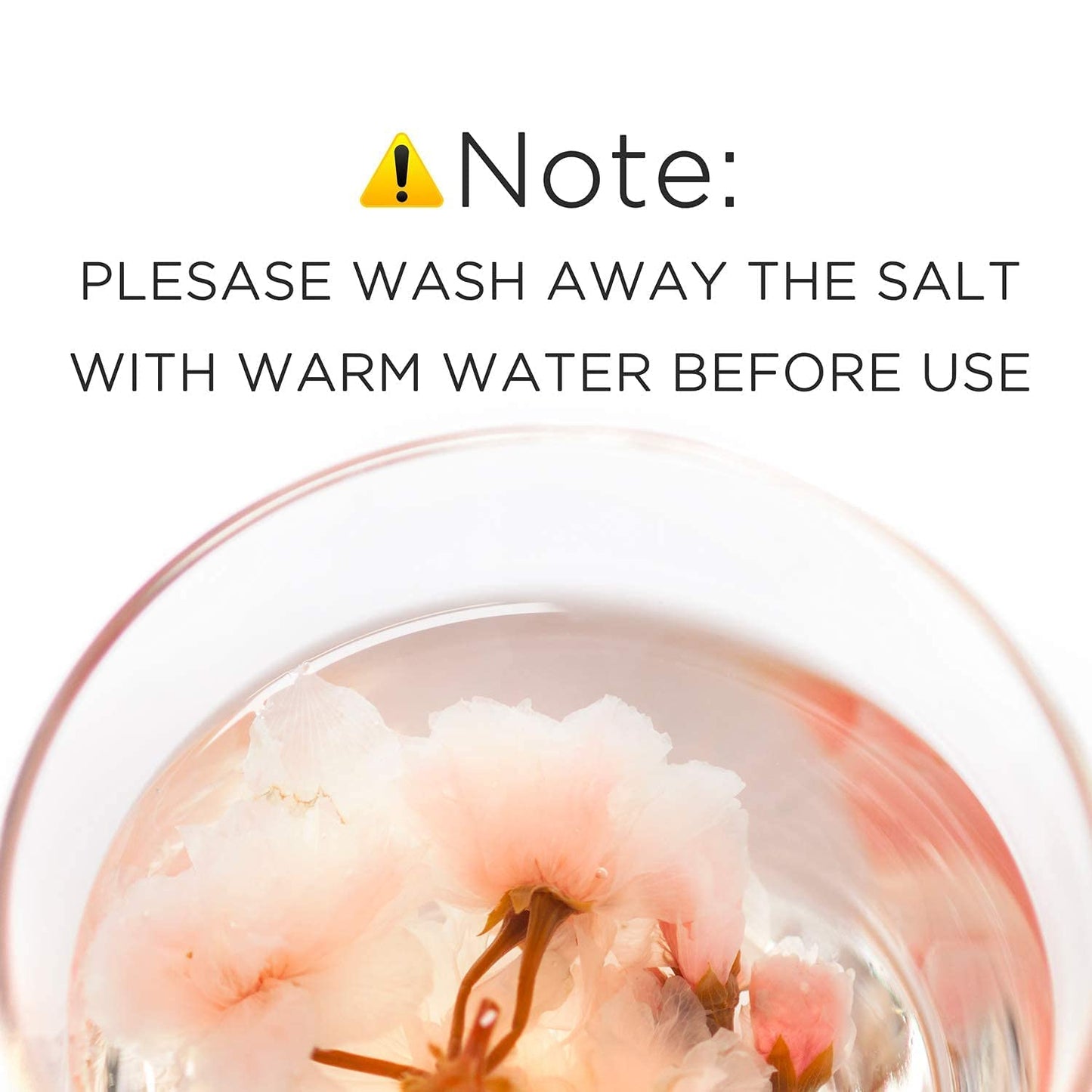 NESTLADY Pickled Sakura Cherry Blossoms, Edible Salted Cherry Blossom for Tea & Baking, Japanese Sakura Flowers 75g